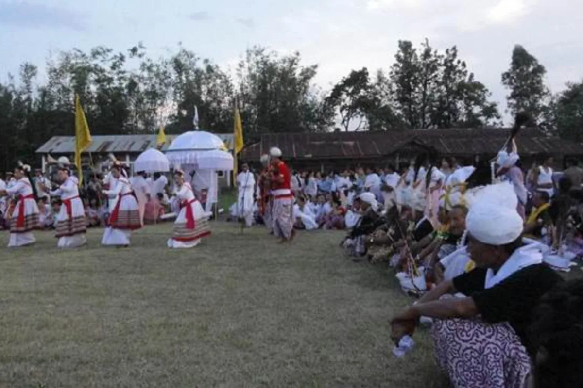 A Lai Haraoba ritual performance